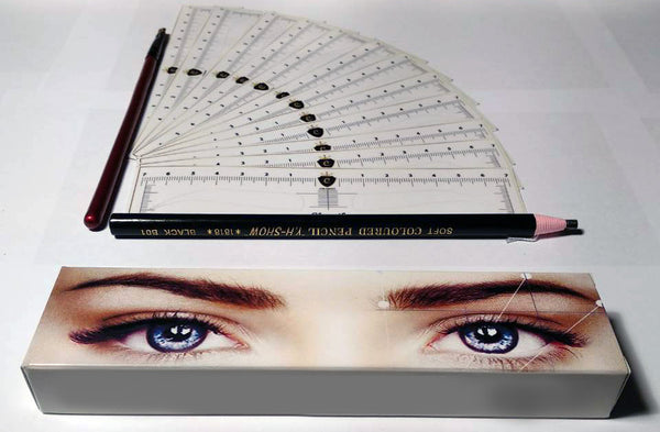 Stencil - a line for eyebrows 24pcs